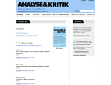 Tablet Screenshot of analyse-und-kritik.net